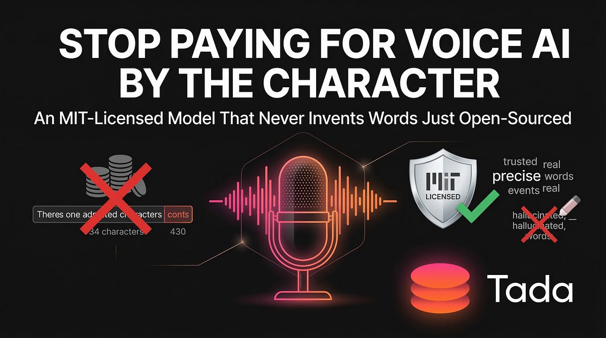 ‘I’ve Been Paying for Voice AI for Two Years. Five Days Ago, a Model Dropped That Made Every Invoice I’ve Paid Feel Like a Mistake.